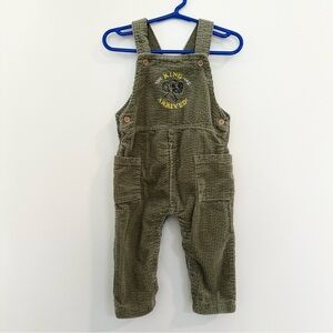 Disney Baby The Lion King Simba Green Overalls Size 18 months Mufasa Simba King